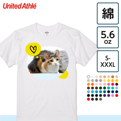 United Athle 5.6oz ハイクオリティ-Tシャツ【7972】